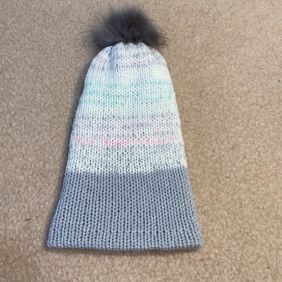 New handmade beanie.Warm double layer knitted winter Hat ❄️☃️ - Picture 4 of 5